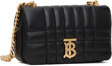 burberry black square mini lola bag